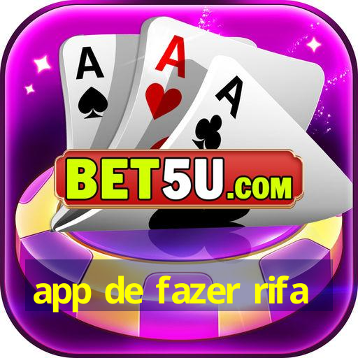 app de fazer rifa